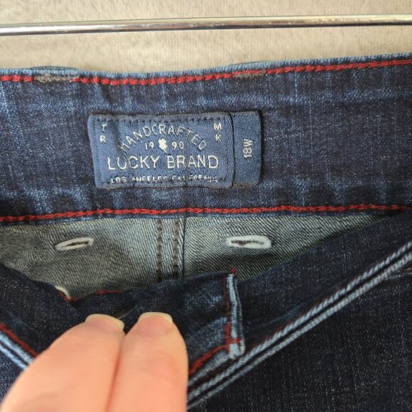 Lucky Brand Dark Blue Flare Jeans - Picture 6 of 15